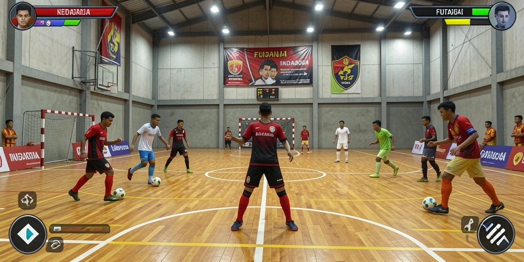 Grafis yang memukau menambah keseruan permainan.