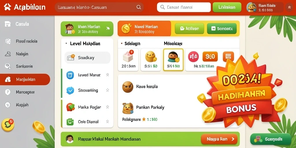 Fitur bonus yang menguntungkan.