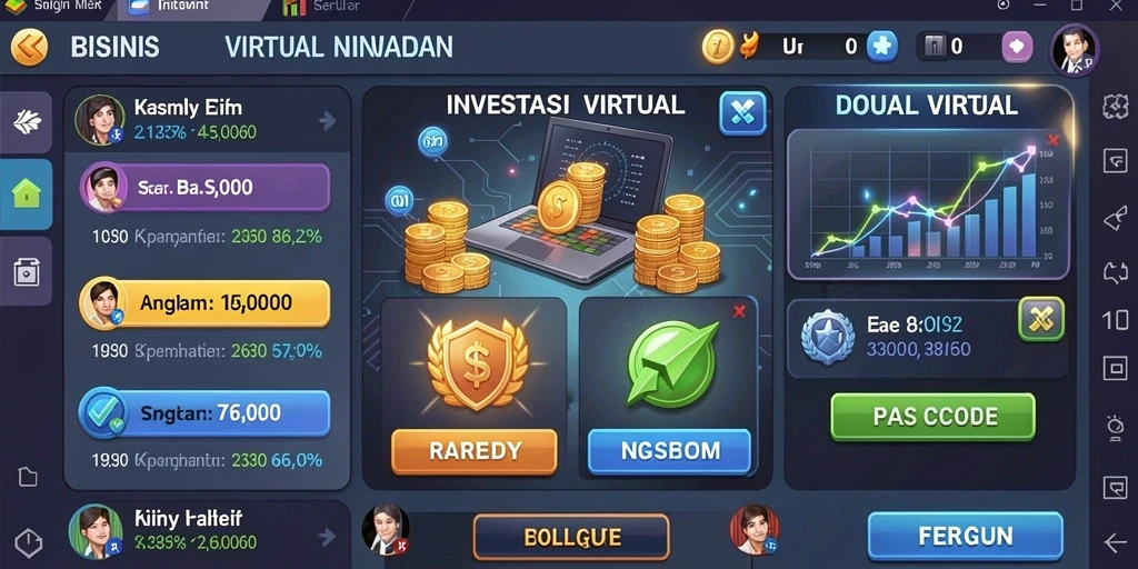 Fitur misi harian yang membuat permainan semakin menarik.