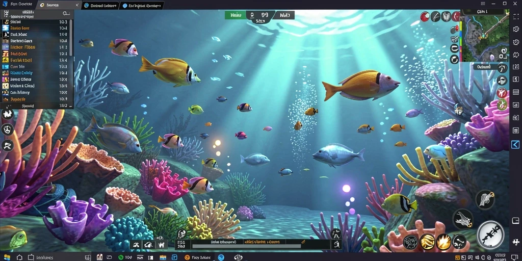 Screenshot dari level yang menantang dengan fitur menarik.